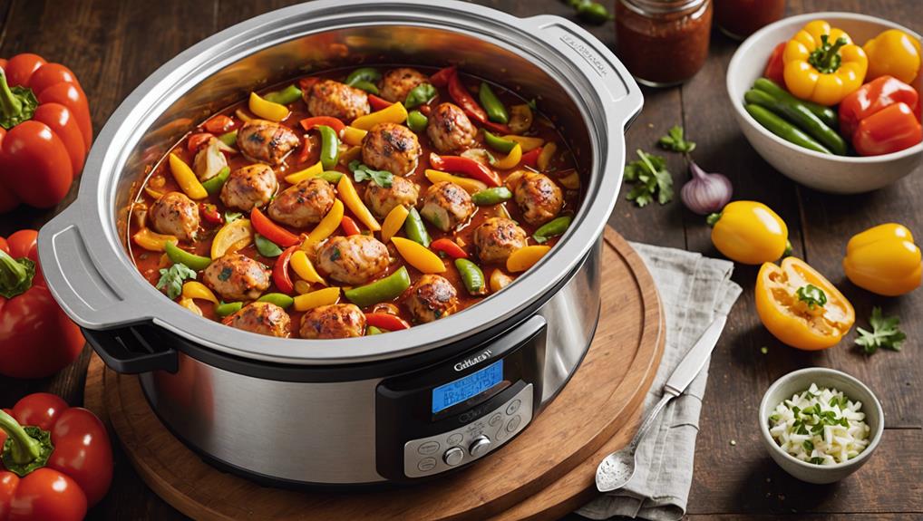 crock pot chicken sausage