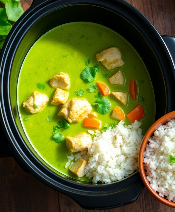 comforting thai green curry