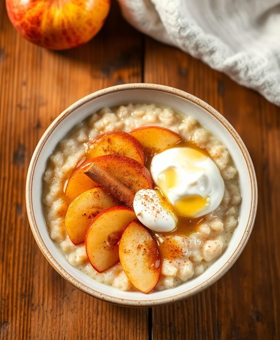 cozy apple pie oatmeal