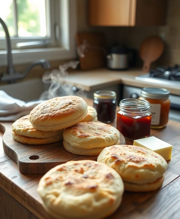 delicious homemade english muffins