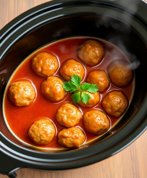 easy crockpot meatballs recipe