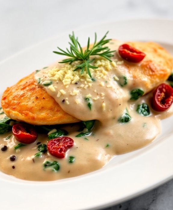 elegant creamy chicken dish