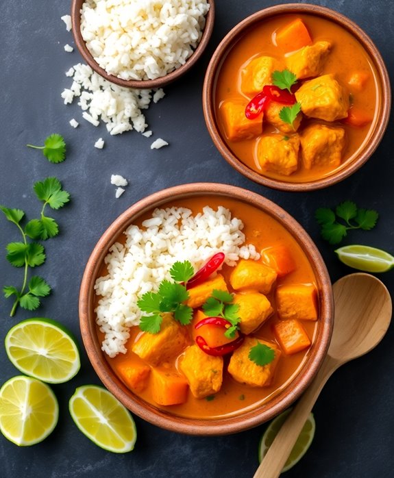 healthy chicken sweet potato curry