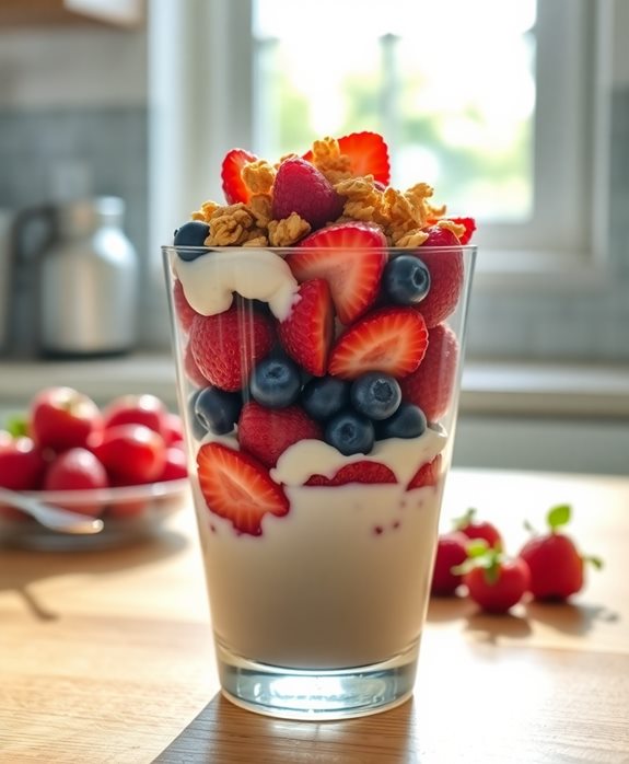 light and refreshing parfait