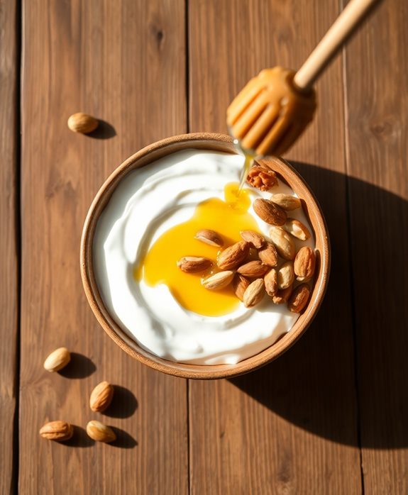 protein packed greek yogurt breakfast