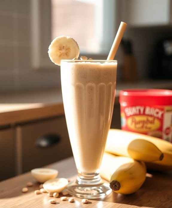 protein packed peanut butter smoothie