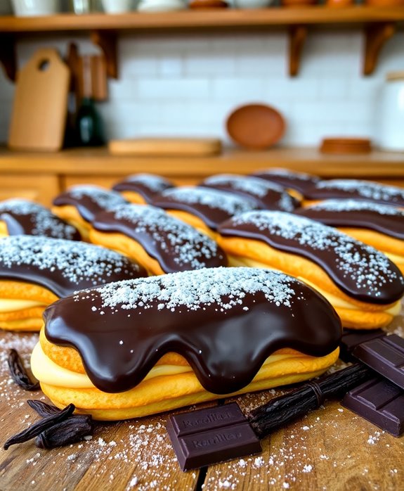 bakery style chocolate eclairs recipe