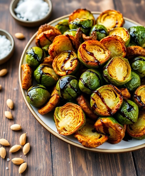 balsamic glazed brussels sprouts