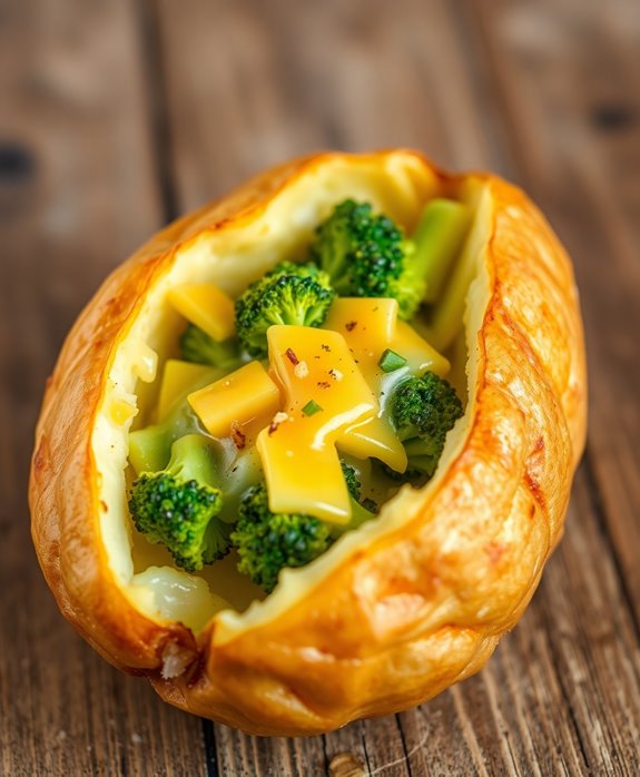 cheesy broccoli potato delight