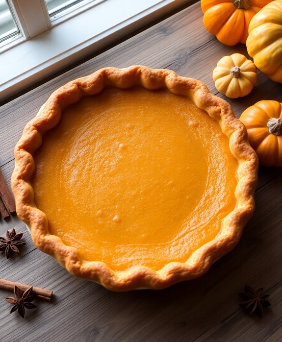 classic holiday pumpkin pie