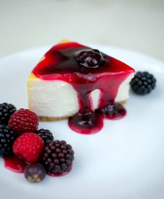 creamy berry cheesecake delight