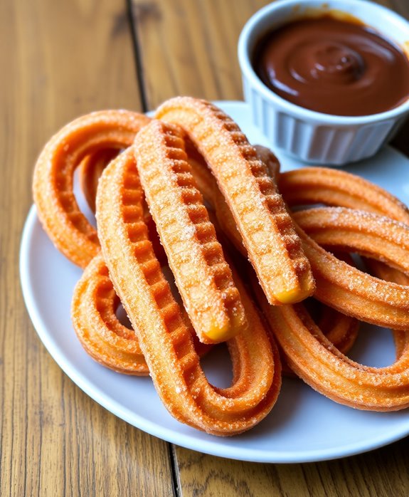 crispy sugary homemade churros