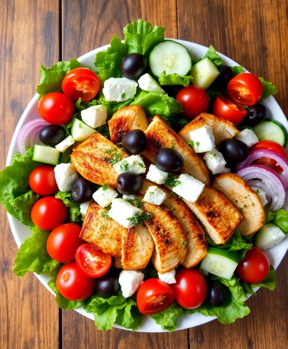 fresh grilled chicken salad