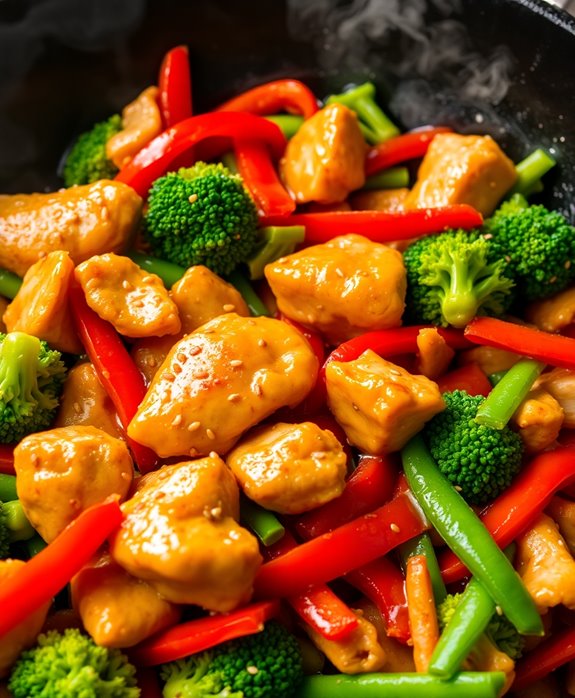 healthy quick chicken stir fry