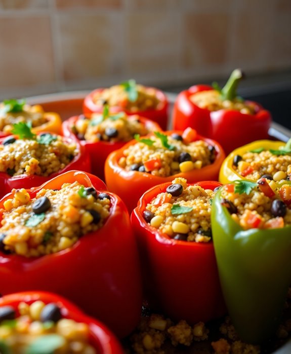 healthy stuffed peppers recipe