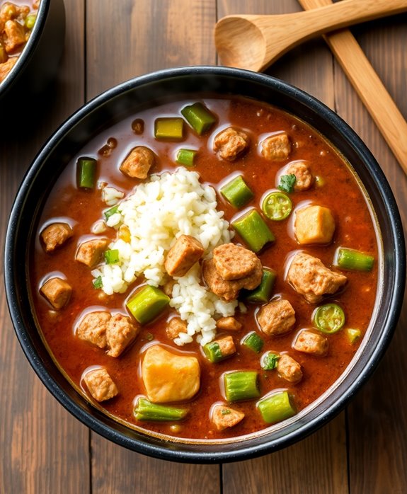 louisiana chicken sausage gumbo