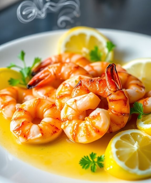 quick lemon garlic shrimp