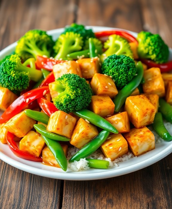 quick nutritious tofu stir fry