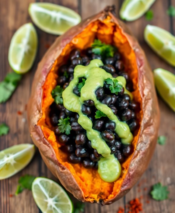 satisfying sweet potato dish