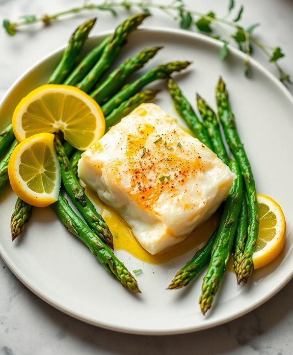 simple baked cod dinner