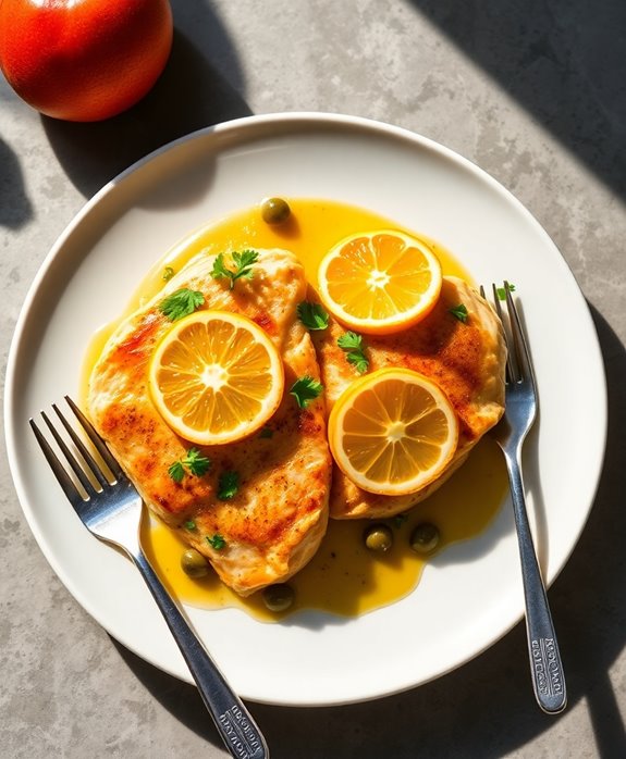 tangy chicken piccata delight