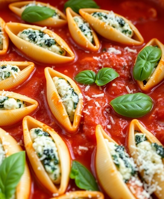 vegetarian stuffed shells recipe